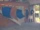 Cowling sprayed blue