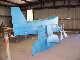 Fuselage and tail feathers in nitrate