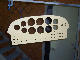 Instrument panel in primer