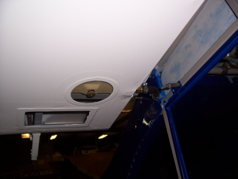 All fuel tank lines connected and flush drains installed