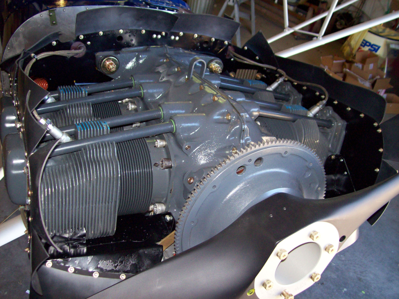 Baffles installed