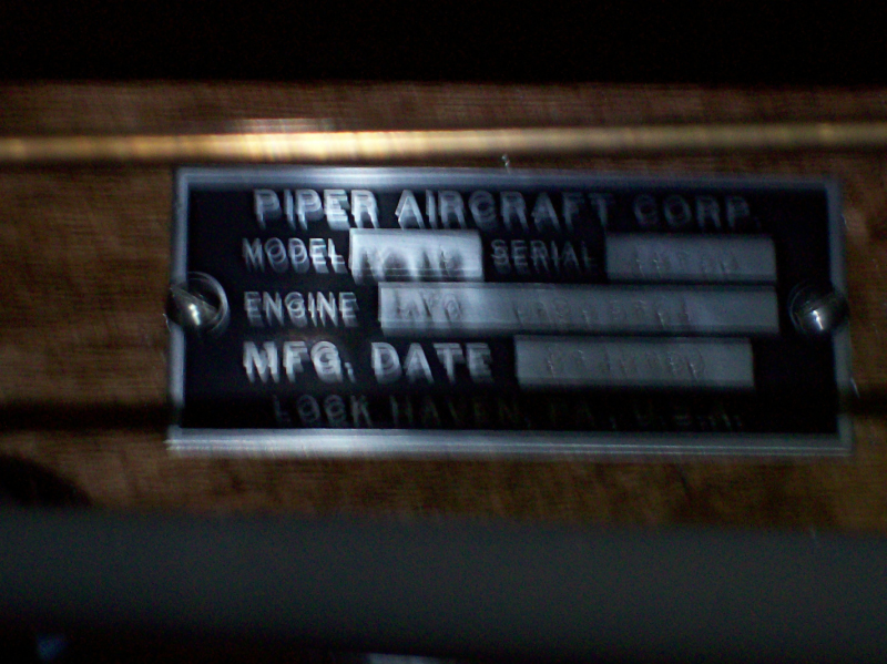 Data plate
