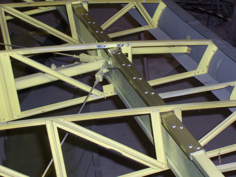 Doubler rivited in place
