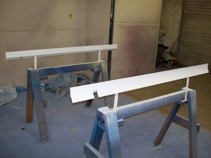 Flap gap seal painted