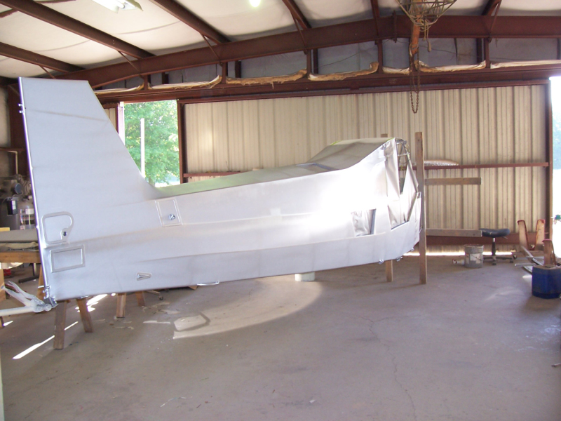 Fuselage in first silver 2