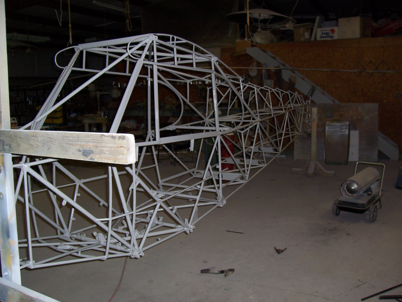 Fuselage primed and painted