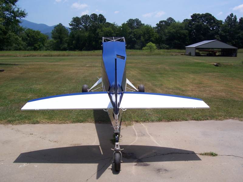 Horizontals installed rear view