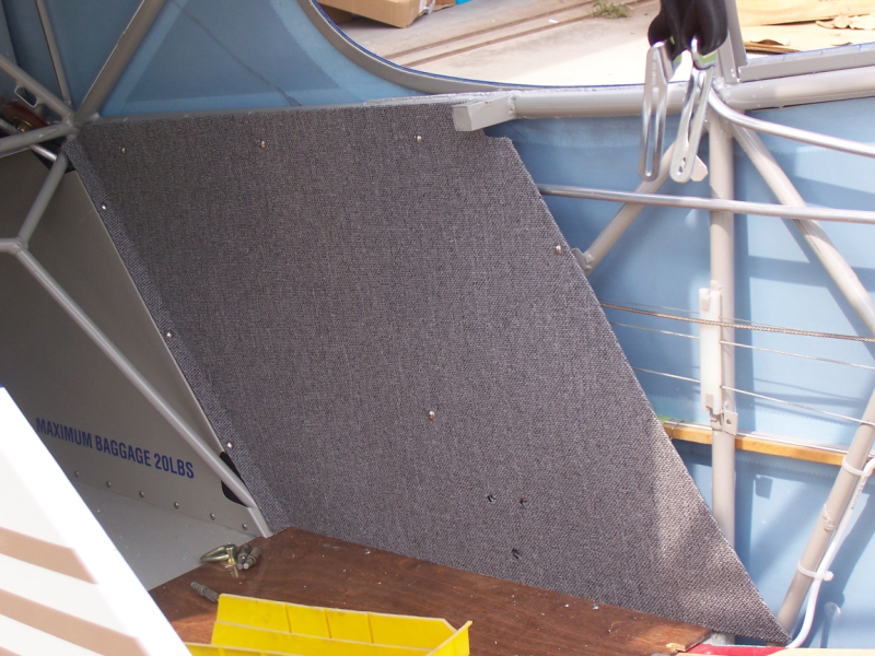LS rear panel uphostery