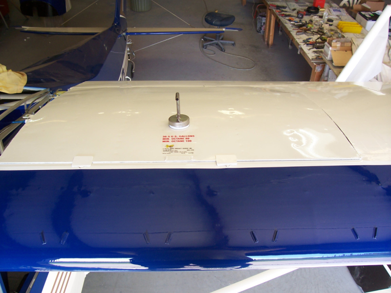 Left tank installed 2
