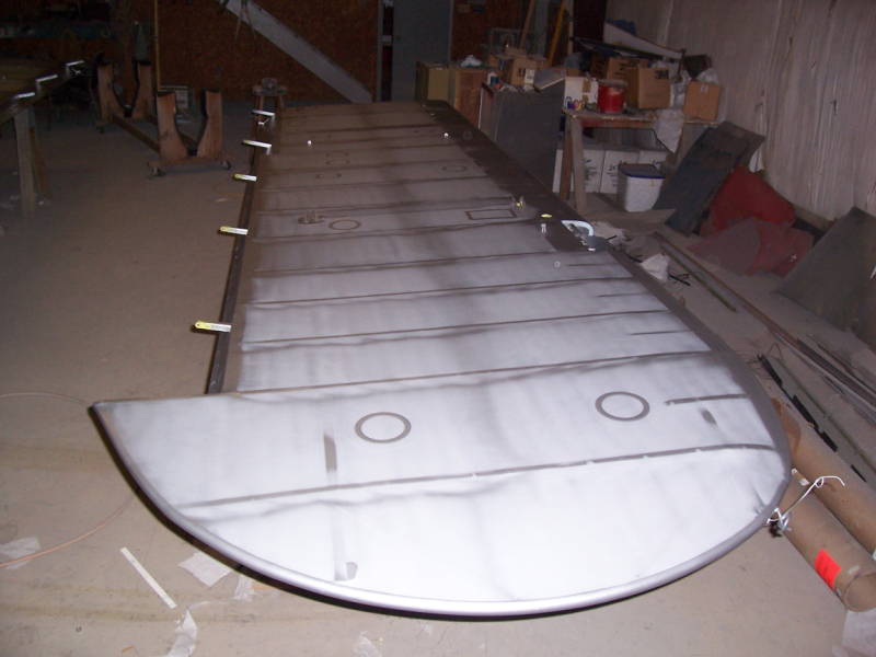 Left wing silver complete