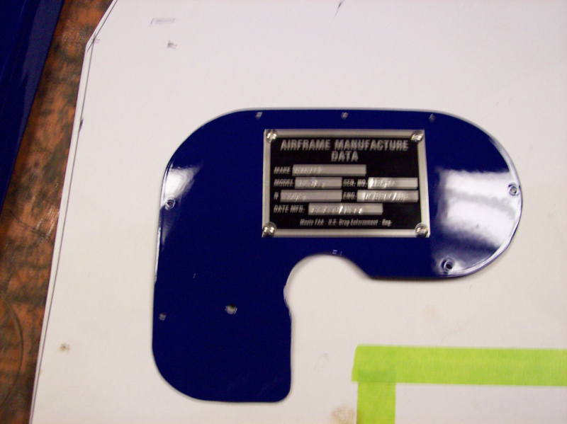 Rear outside data plate