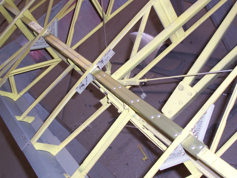Rib gussets installed