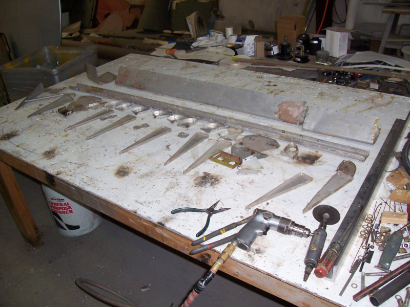 Right flap after dis-assembly