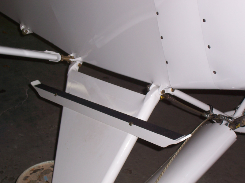 Right side long step installed