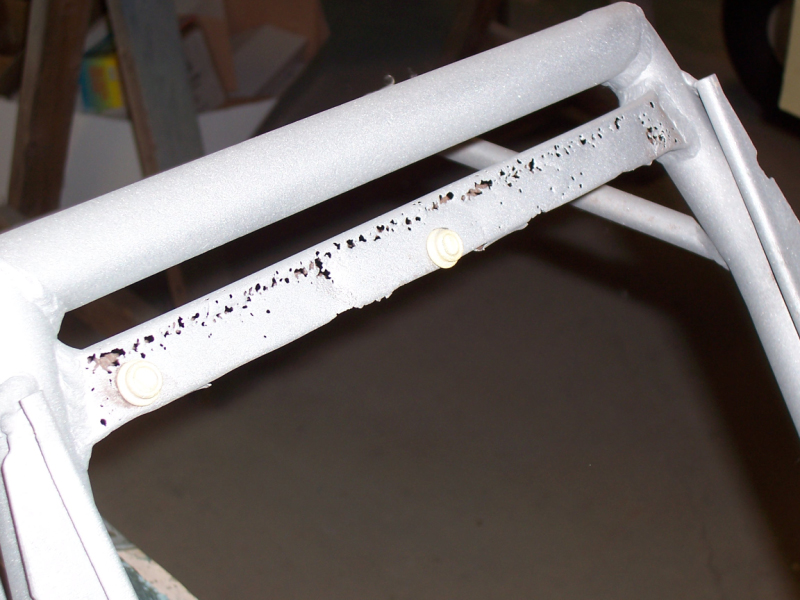 Rusted seat tube