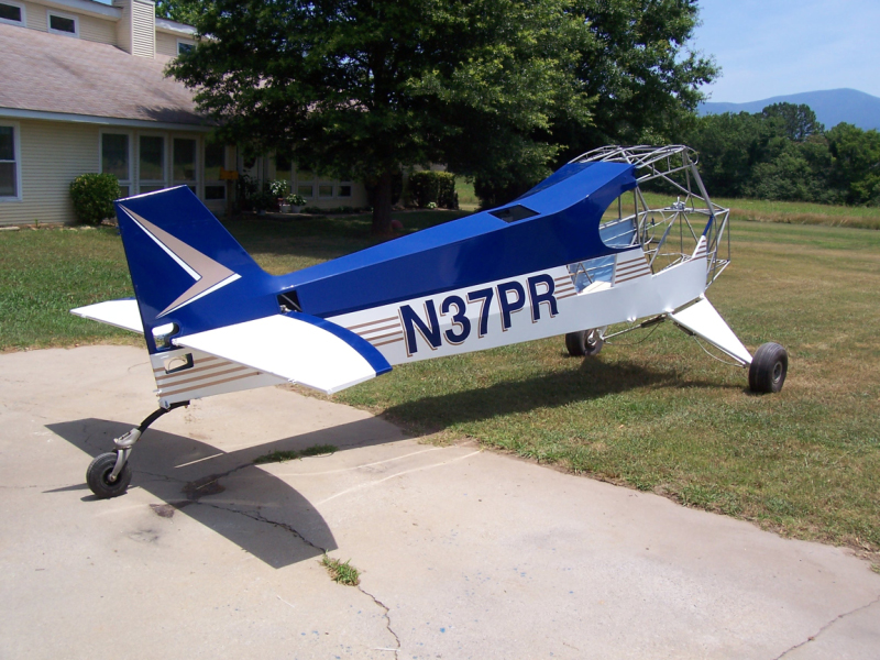 Tail wheel installed
