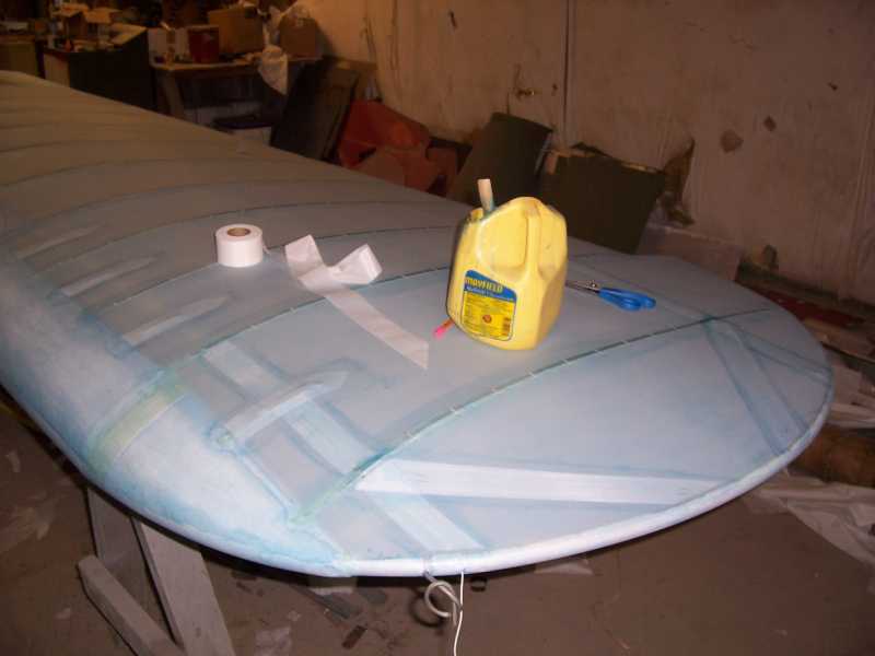 Taping begins on left wing