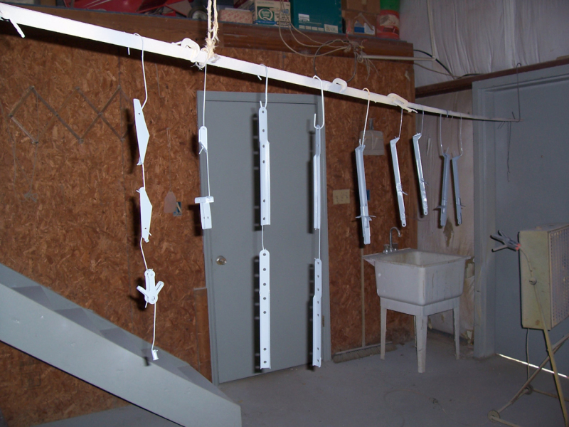 Wing hardware primed