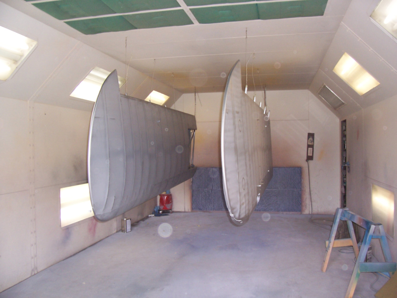 Wings ready for first coat of white