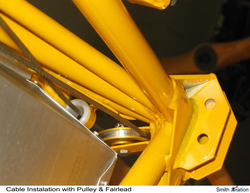 Cable Instalation with Pulley & Fairlead