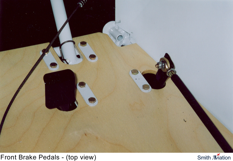 Front Brake Pedals-top view