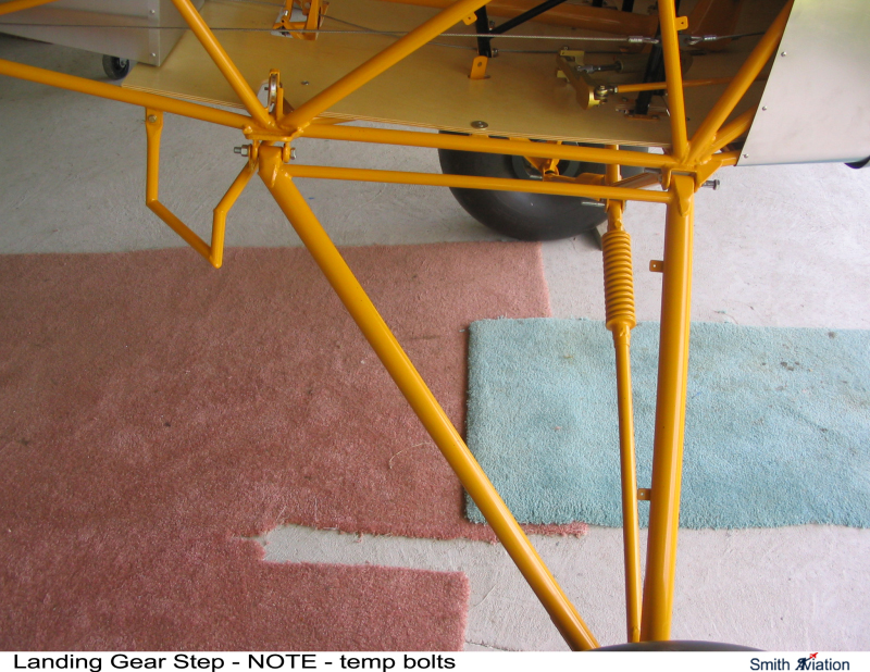 Landing Gear Step (note- temp bolts) 
