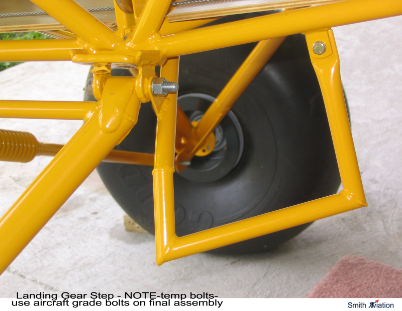 Landing Gear Step -NOTE-temp bolts