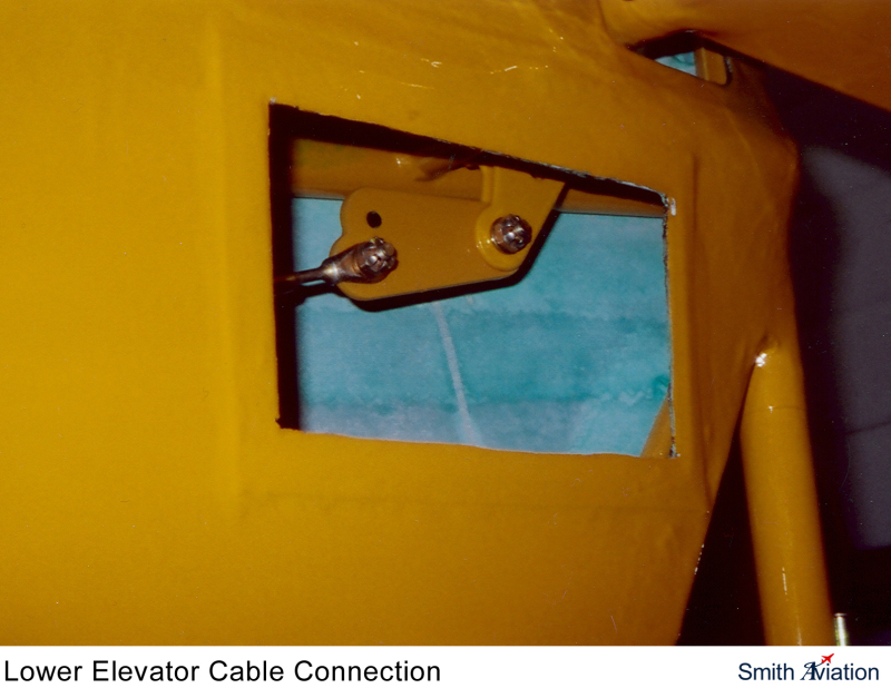 Lower Elevator Cable Connection