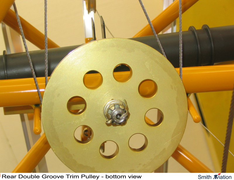 Rear Double Groove Trim Pulley (bott view) 
