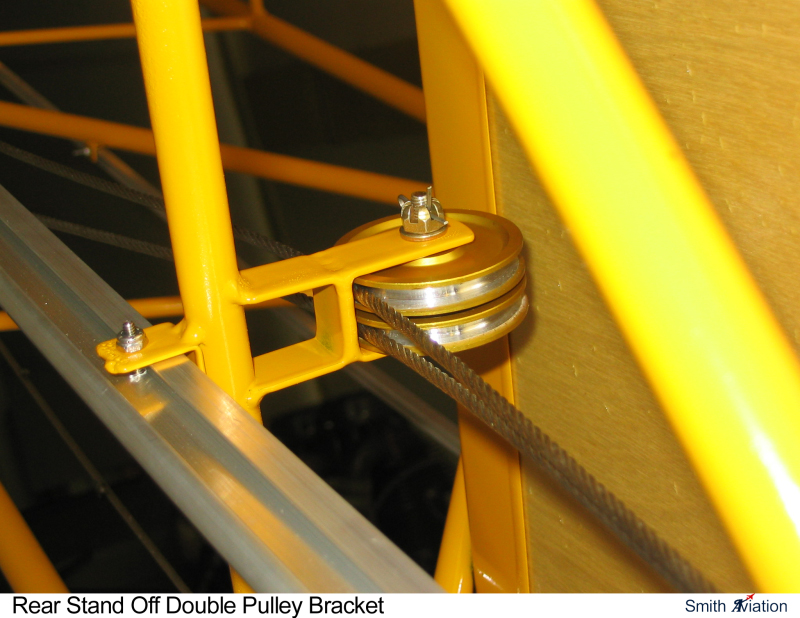 Rear Stand Off Double Pulley Bracket