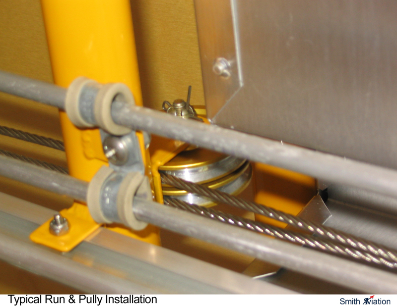 Typical Cable Run and Pully Install